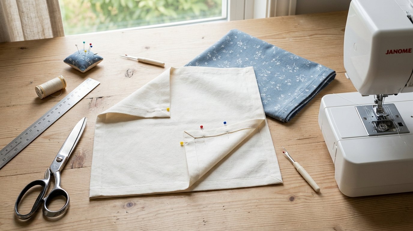 How to Make Beautiful Zero Waste Napkins With Simple Sewing Methods - Image 1