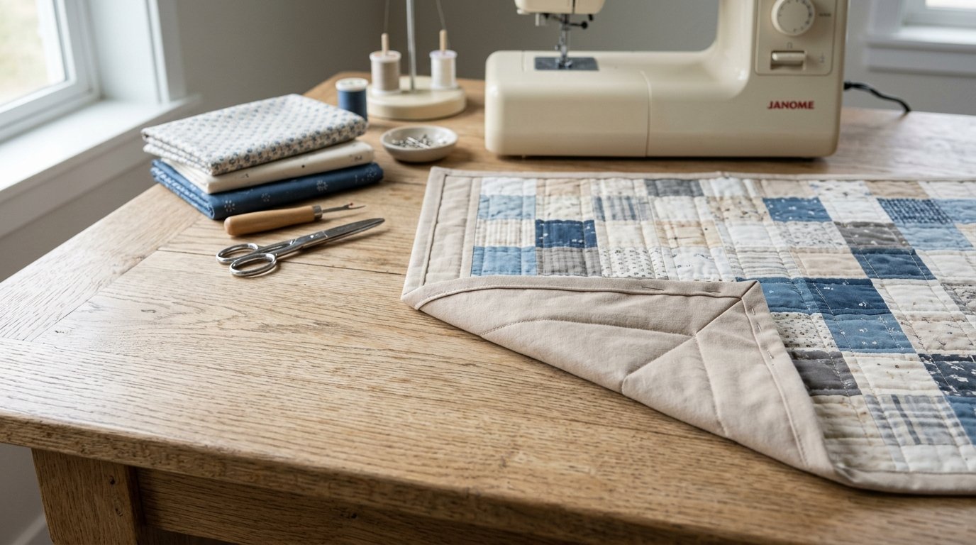 How to Self Bind a Quilt: Easy Steps for Neat Mitered Corners - Image 1