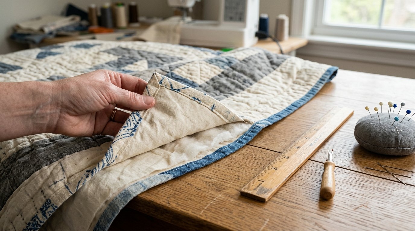 How to Self Bind a Quilt: Easy Steps for Neat Mitered Corners - Image 2