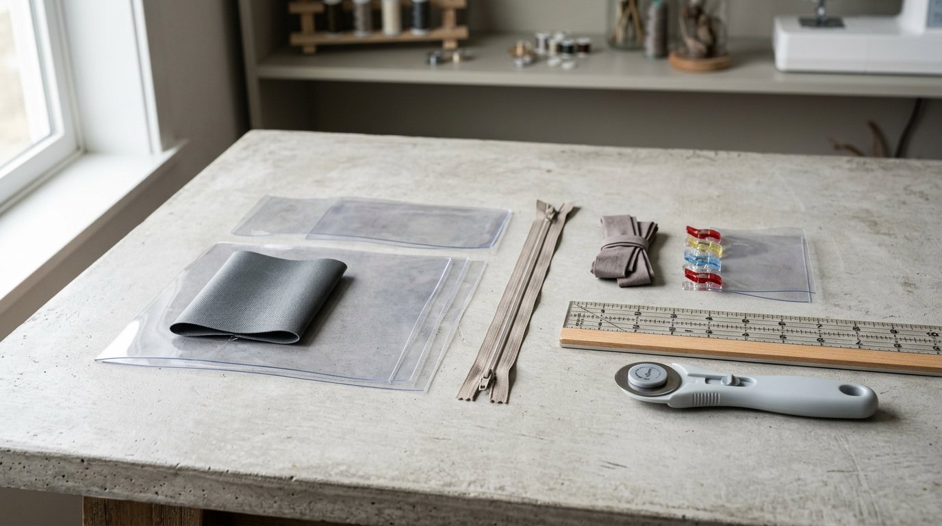 Sewing a Vinyl Zippered Bag: Step-by-Step Tutorial for Beginners - Image 1