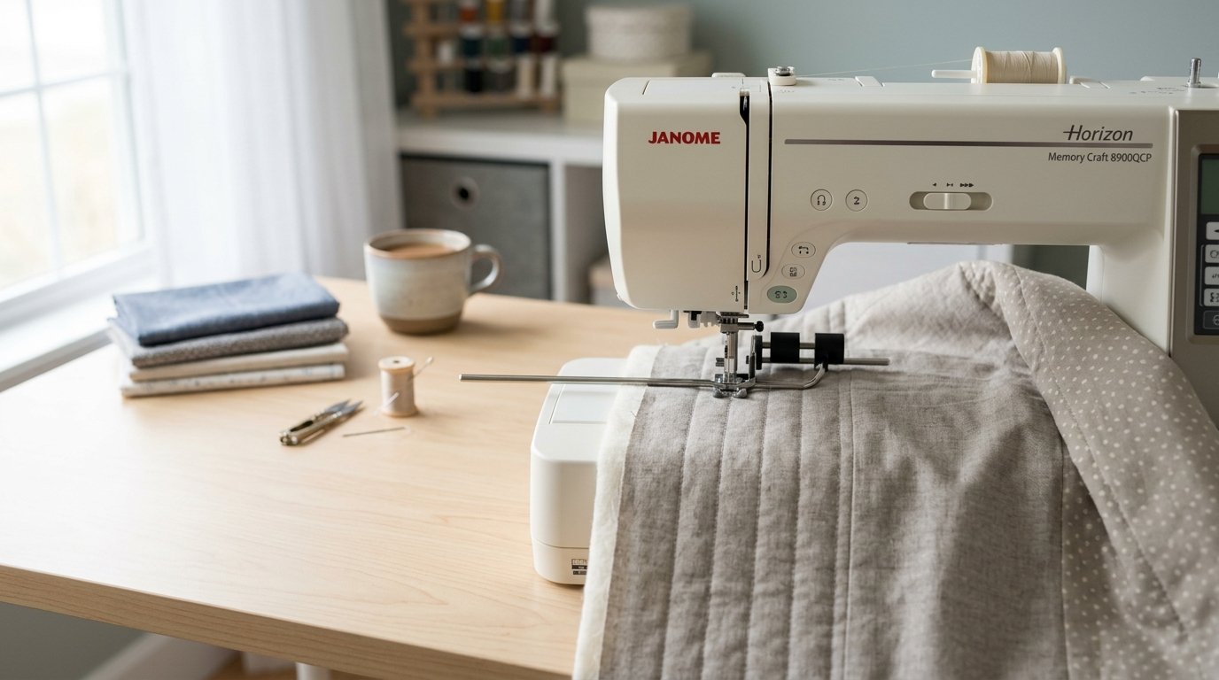 Quilting With a Walking Foot With Guide Bar: Tips for Even Lines - Image 1