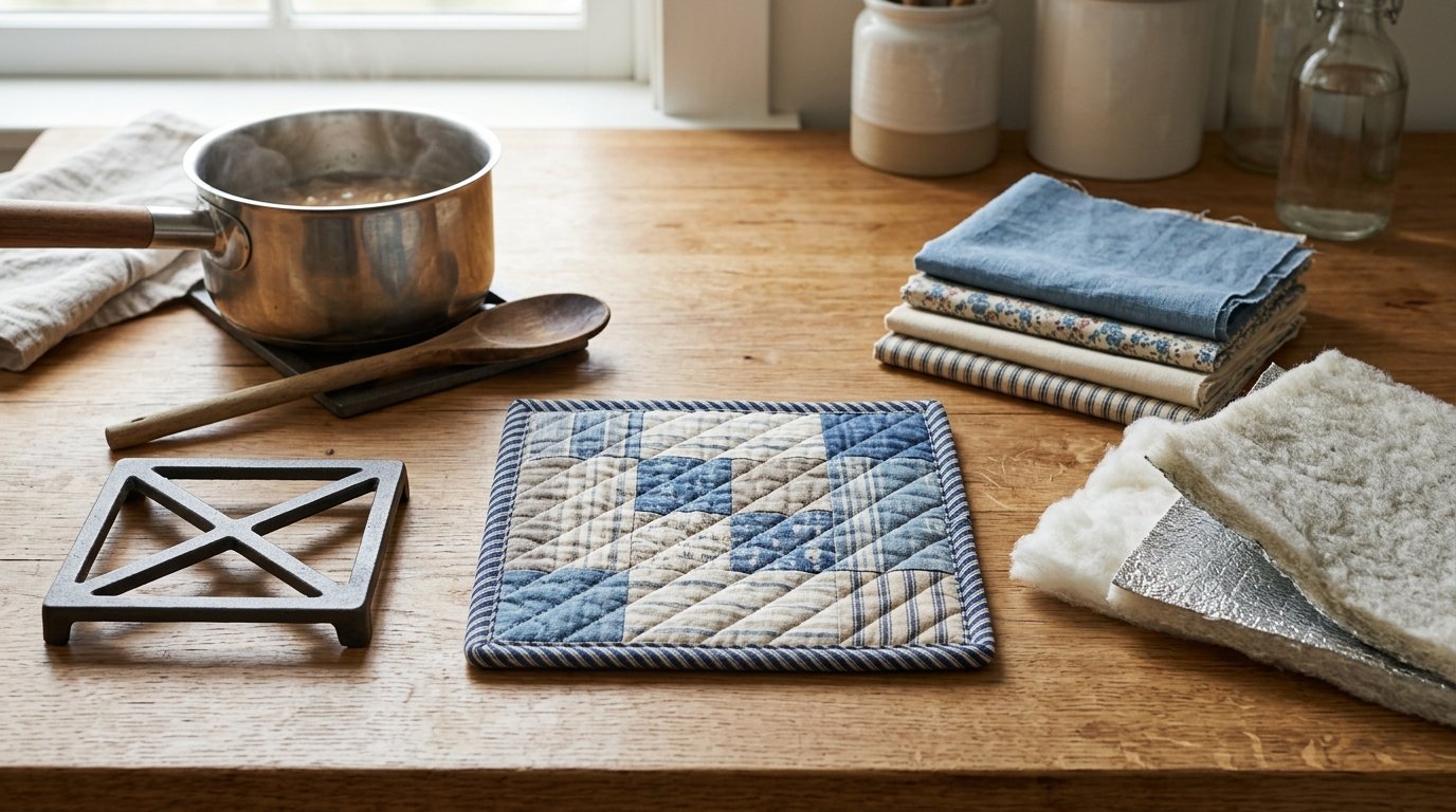 DIY Quilted Hot Pads for Your Kitchen: Easy Sewing Tutorial - Image 1