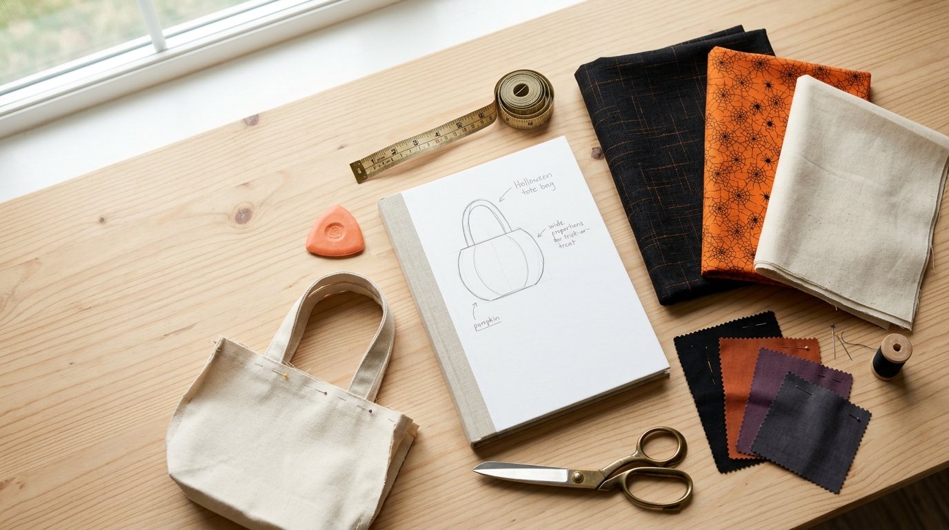 DIY Halloween Handbag Tutorial: Sew a Festive Trick-or-Treat Bag - Image 1