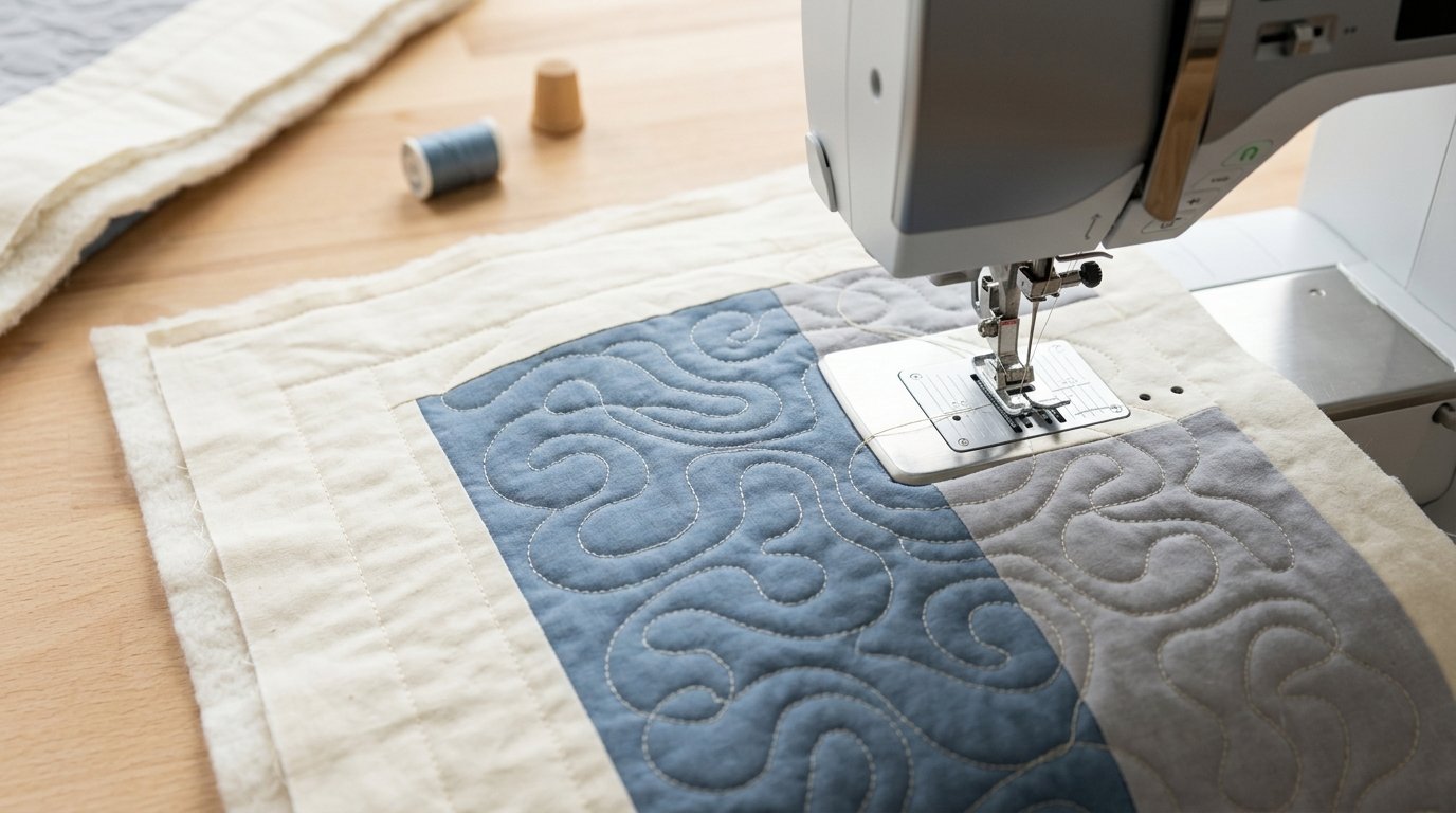 How to Stipple Quilt: A Beginner-Friendly Free-Motion Quilting Guide - Image 1