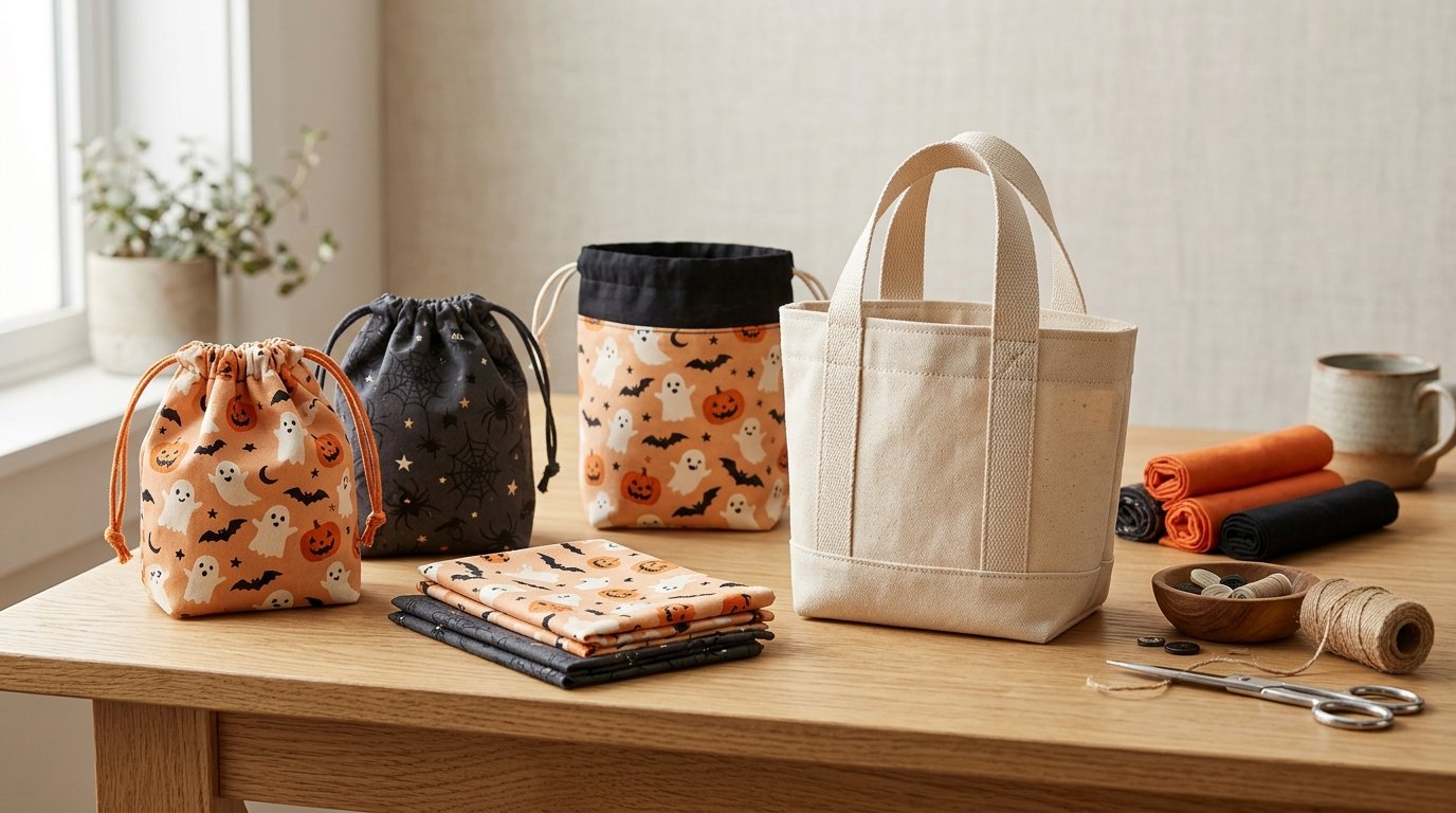 DIY Halloween Goodie Bag Tutorial for a Simple Sewn Treat Bag - Image 2