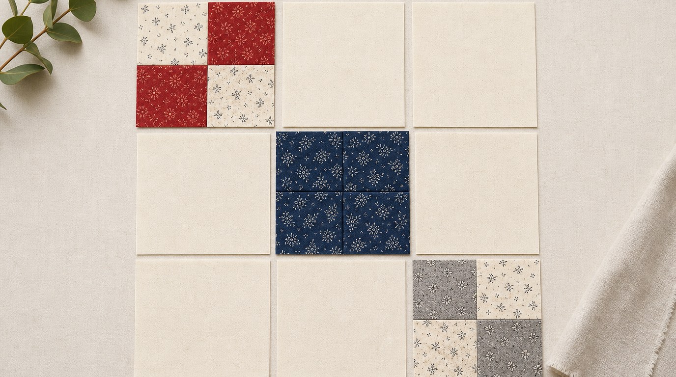 How to Make a Double Four Patch Square: Step-by-Step Quilt Block Tutorial - Image 1