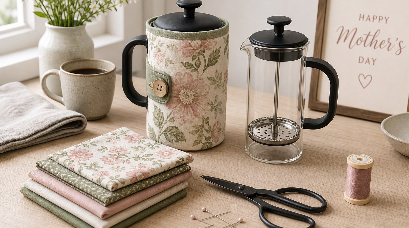 Mothers Day Project: Sew a French Press Cozy for Mom - Image 1