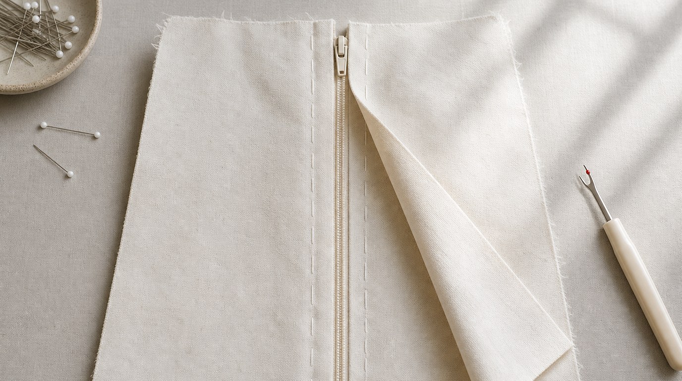 How to Install a Centered Zipper: Step-by-Step Sewing Guide - Image 1