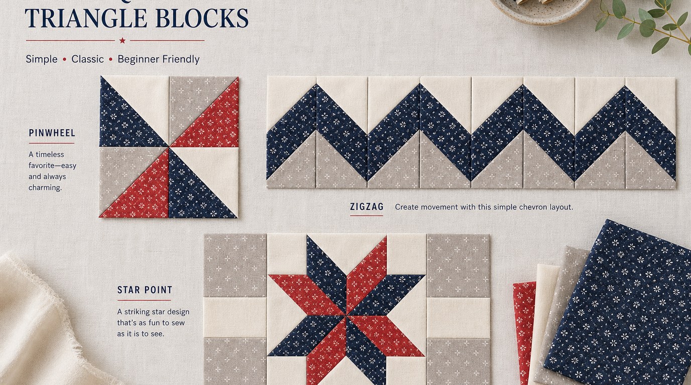 Beginning Quilting: Making Half-Square Triangles for Accurate Quilt Blocks - Image 2