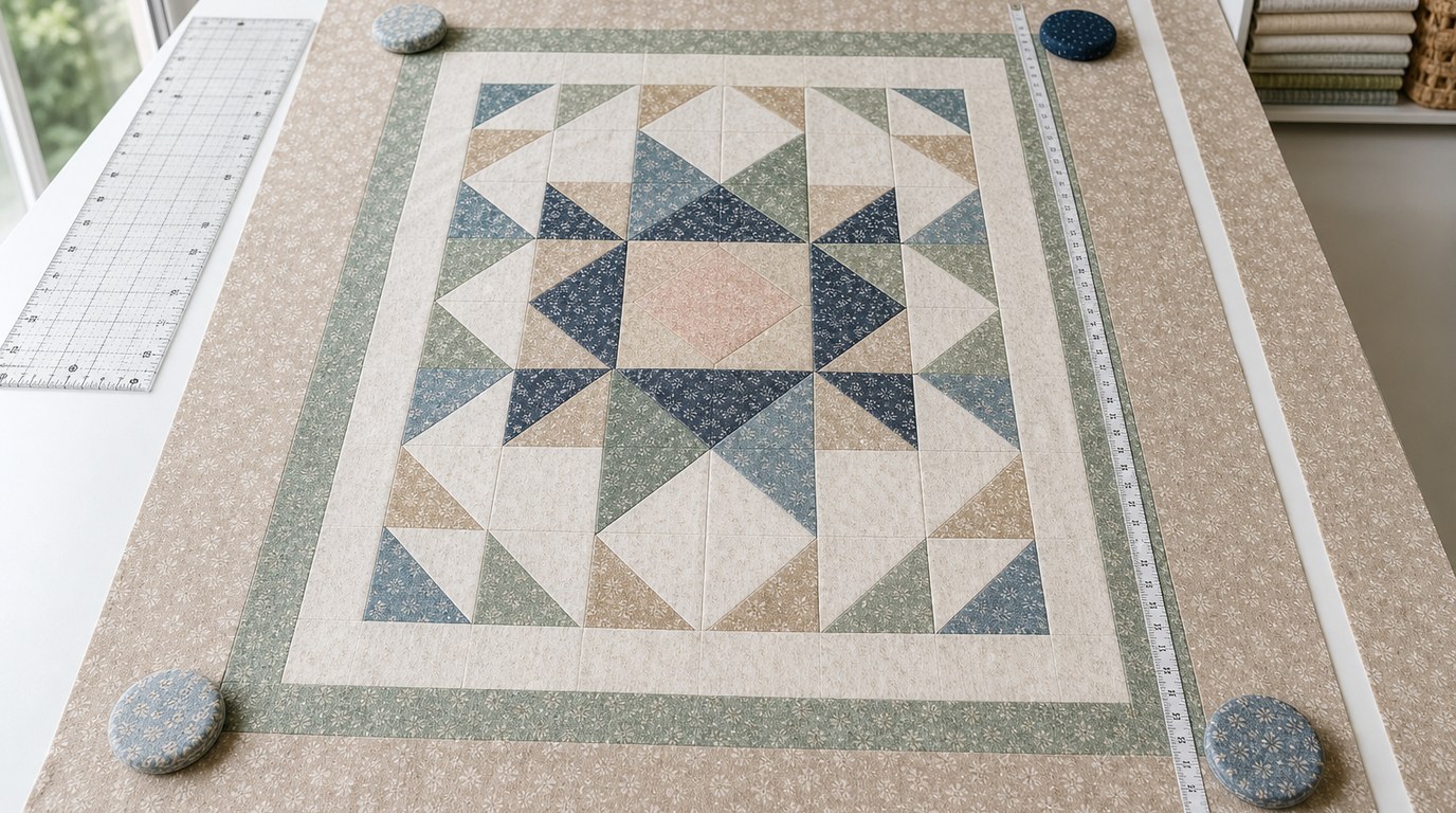 Beginning Quilting: Adding Borders to a Quilt Top Step by Step - Image 1