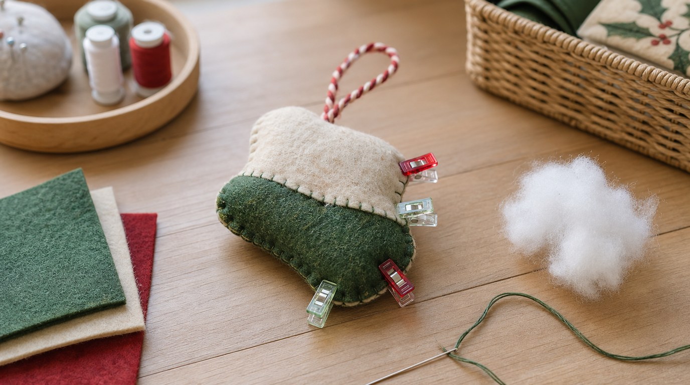 Felt Christmas Ornaments With Free Pattern: Easy Sewing Tutorial - Image 2